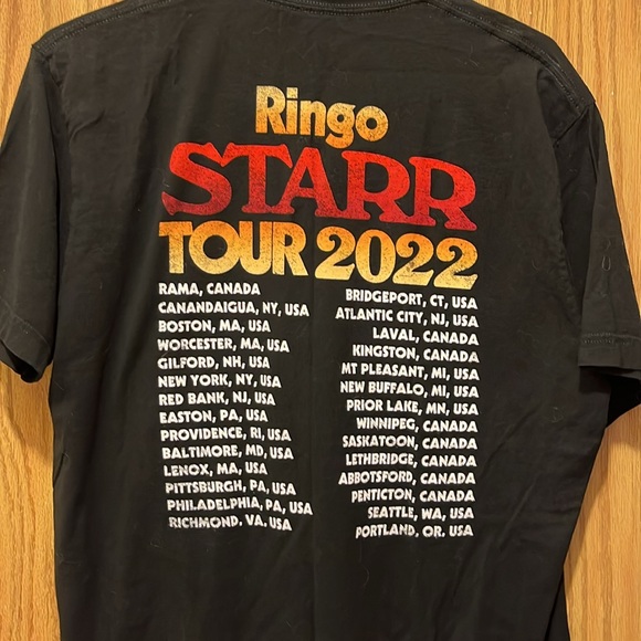 Rings Starr Tour 2022 t-shirt - Picture 3 of 3